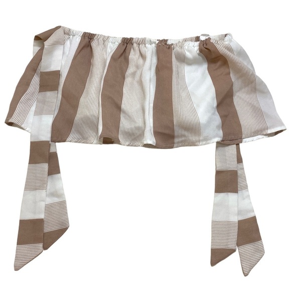 Superdown - Tie sleeve bandeau top - Picture 2 of 9